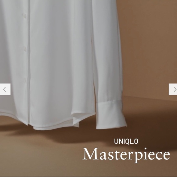 UNIQLO Rayon Long-Sleeve Blouse - Picture 2 of 12